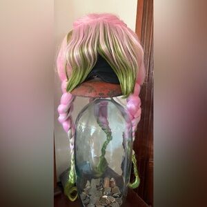 Mitsuri Kanroji Pink and Green Wig